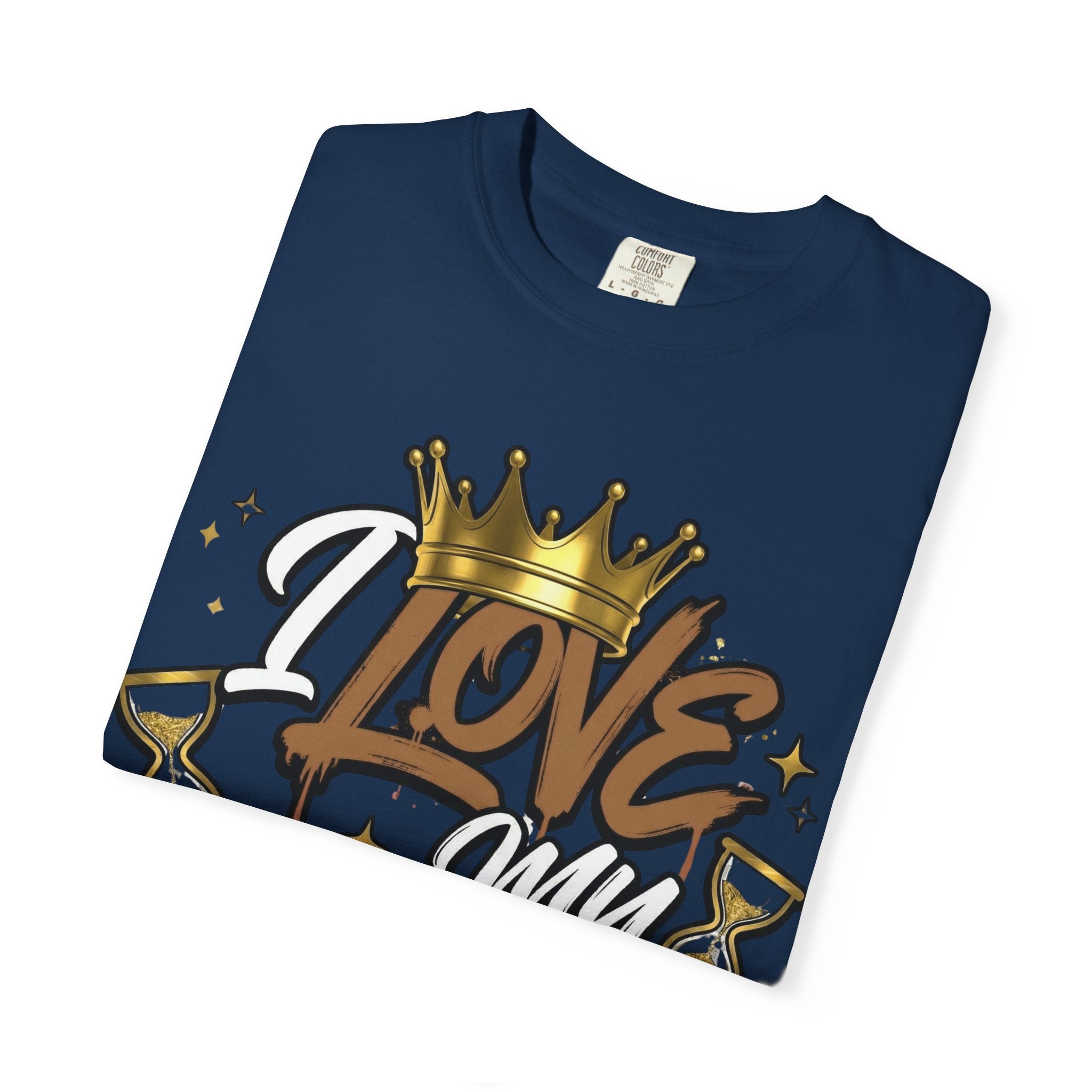 I Love My Curves Crown Graphic Tee – Bold Confidence Statement Shirt