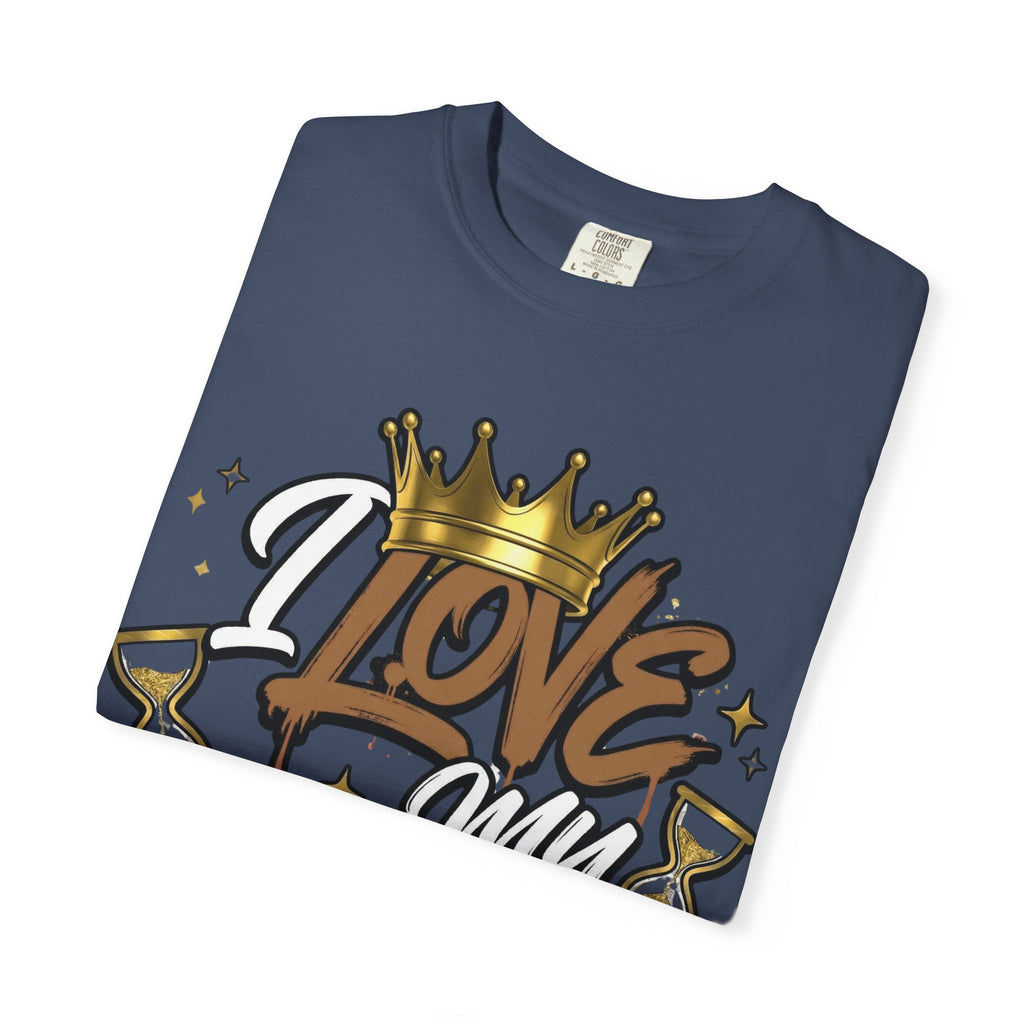 I Love My Curves Crown Graphic Tee – Bold Confidence Statement Shirt