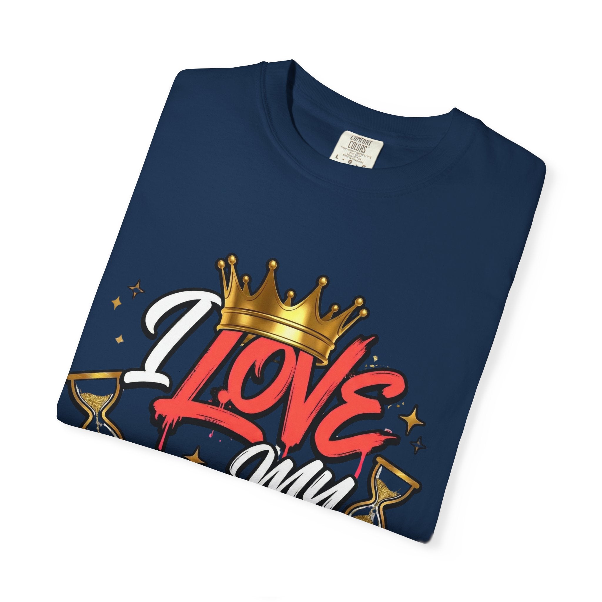 I Love My Curves Crown Graphic Tee – Bold Confidence Statement Shirt