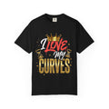 I Love My Curves Crown Graphic Tee – Bold Confidence Statement Shirt
