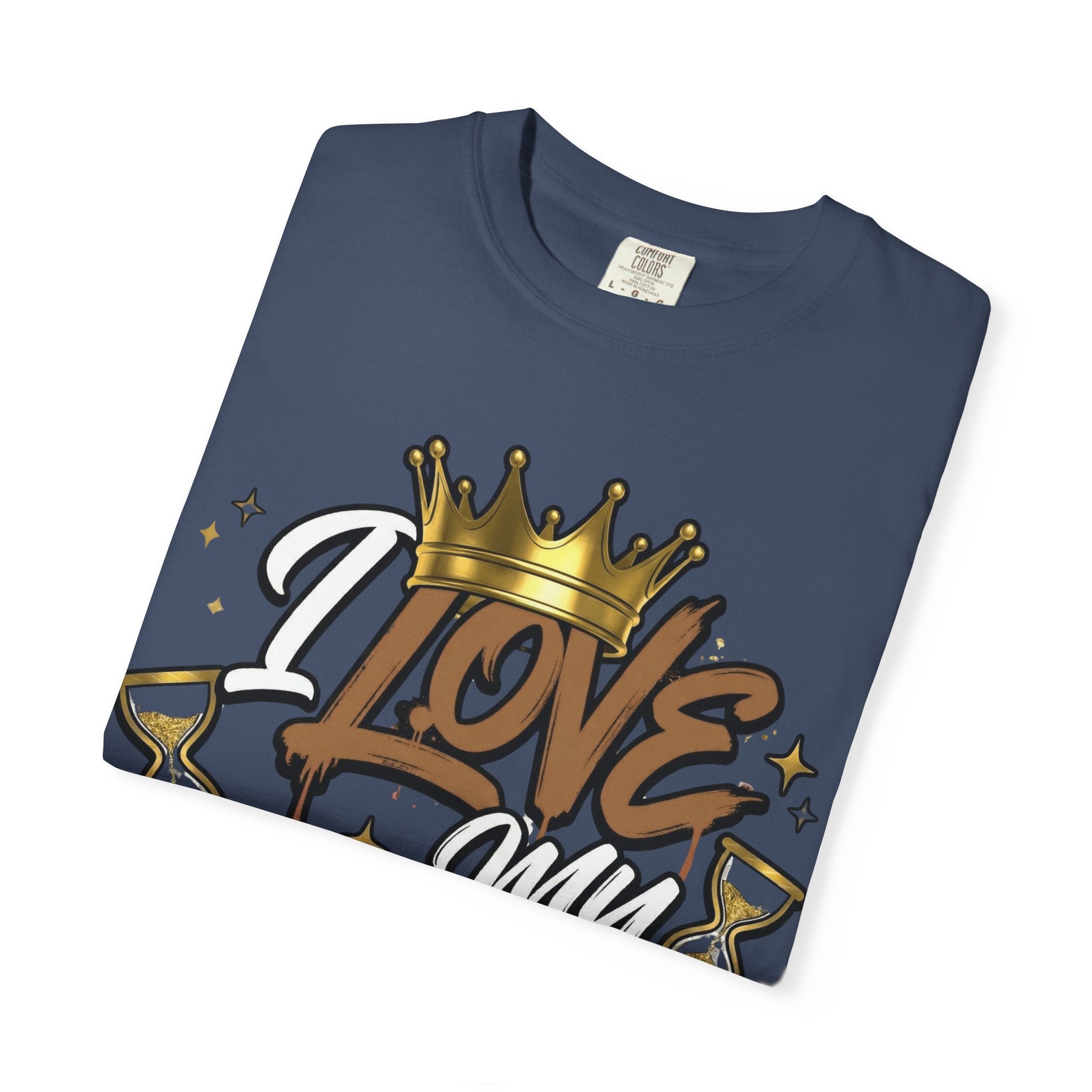 I Love My Curves Crown Graphic Tee – Bold Confidence Statement Shirt