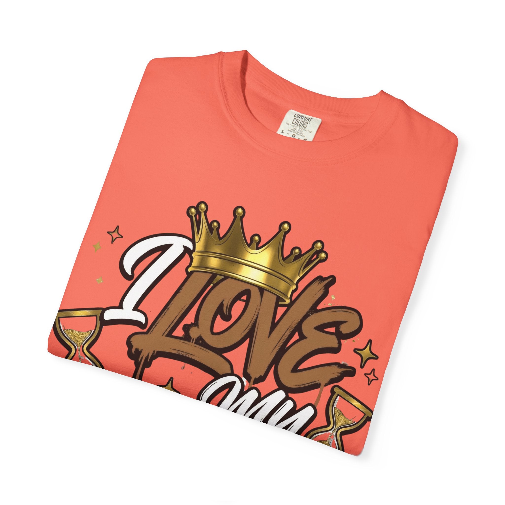 I Love My Curves Crown Graphic Tee – Bold Confidence Statement Shirt